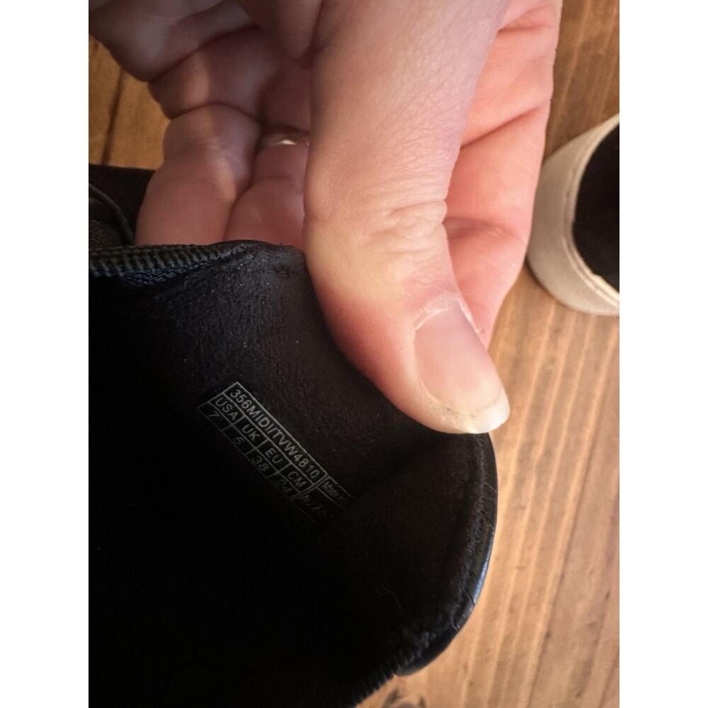 Vionic Splendid Midi Holiday Black Velvet Slip On Sneakers Size 7 Loafers Shoes - Picture 6 of 7